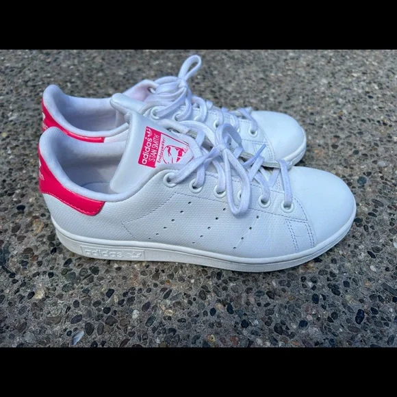 Athletic Shoes Adidas Stan Smith Light Pink And White Adidas Shoes